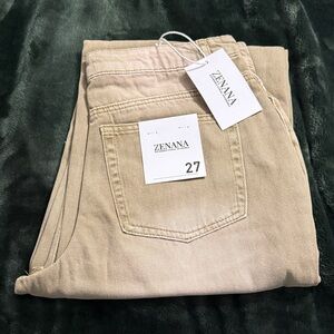 Zenana Outfitters Beige Women's Jeans